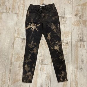 SkinnyGirl Custom Bleach Dye High Rise Skinnies